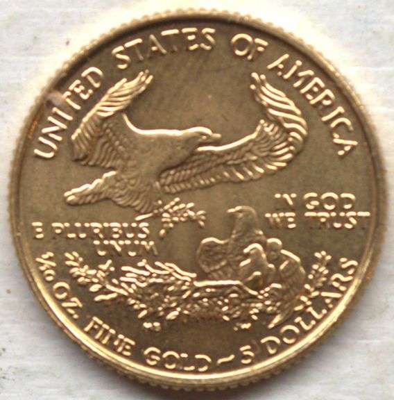 1998 $5 U.S. Gold Coin Modern Gold Issue Genuine U.S. Mint