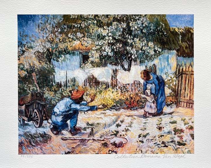 Estate Pencil Signed Vincent Van Gogh, First Steps