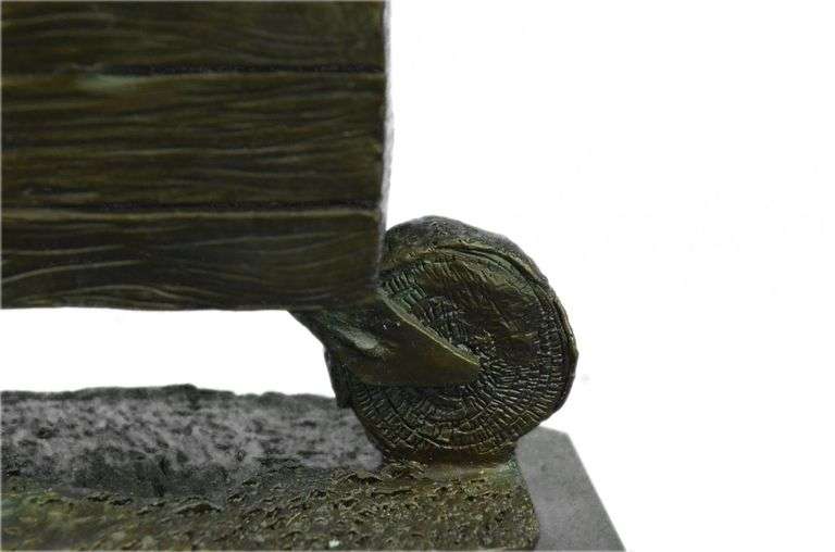 Bulldog Bronze Planter Sculpture Statue