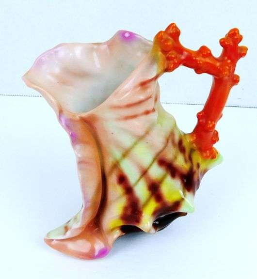 Vintage Royal Bayreuth Conch Shell Pitcher