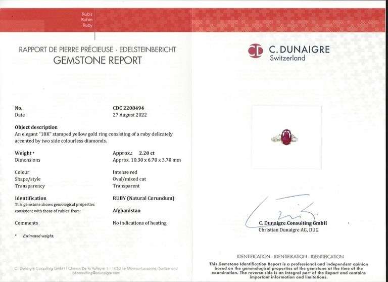 Rich 18kt Ruby & Diamond Ring
