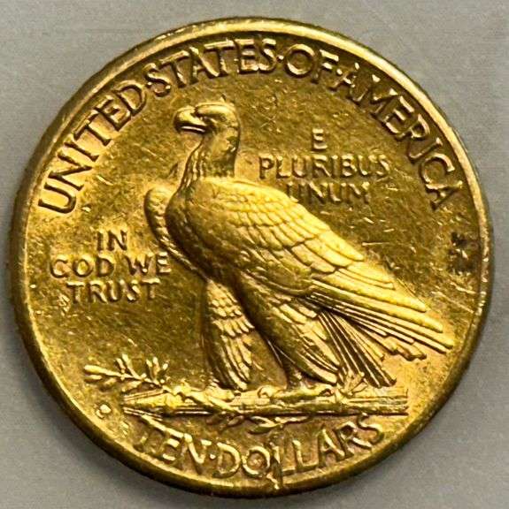 1910-S $10 Indian Head Gold Eagle San Francisco Mint Classic Pre 1933 U.S. Gold Coin