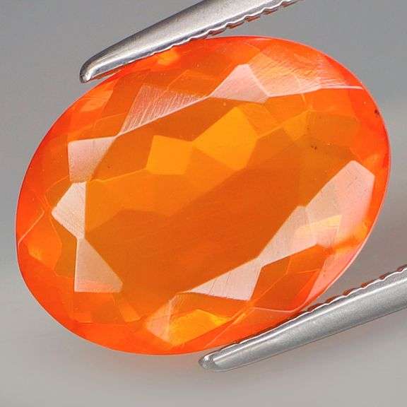 Beautifully cut 3.06ct Mexican Fire Opal measuring 12x9mm!