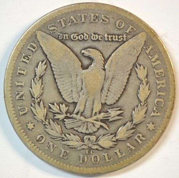 Very Rare 1893-CC Morgan Silver Dollar in nice circulated condition