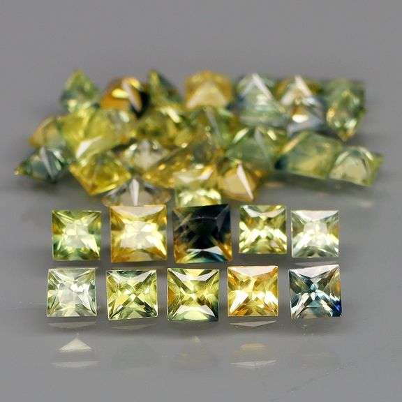 Gorgeous 5.36ct set of real multi-color Australian Sapphires!