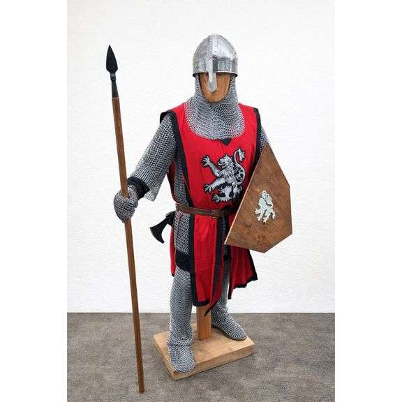 Medieval Chainmail Hood Steel Neck and Head Armor