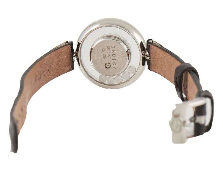 Chopard Happy Diamonds 4097/1, 24MM, Diamond Bezel, 18K Ladies Watch