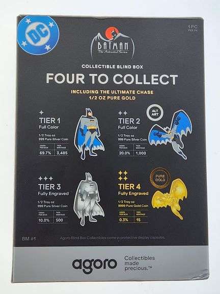 2026 Agoro 1/2 Oz Colorized Batman Tier 2 Hit #272/1000
