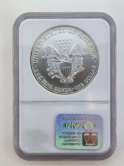 2000 American Silver Eagle, NGC MS69