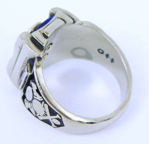 Vintage Sterling Quincy High School Class Ring