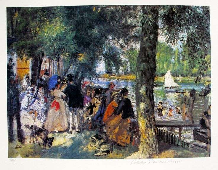 Pierre Auguste Renoir, Bathing In The Seine
