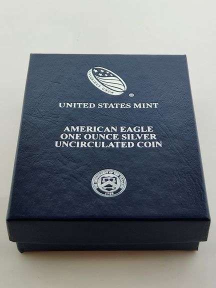 2018-W Burnished American Silver Eagle, OGP