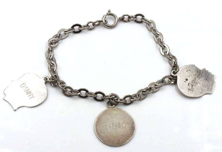 Group lot of 6 Vintage 925 sterling silver bracelets