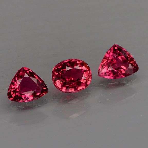 Outstanding 1.11ct high grade rose pink Tourmaline set