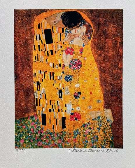 Collectible Limited Edition Gustav Klimt, The Kiss
