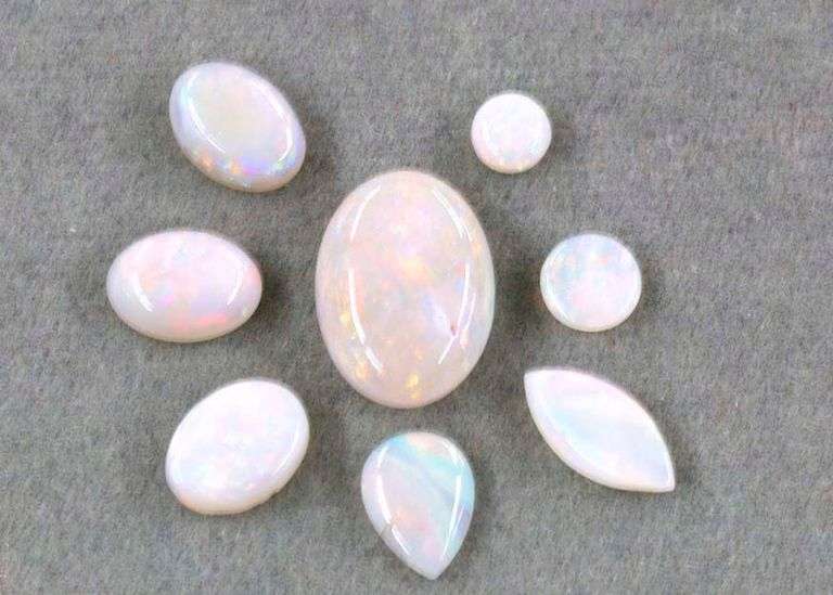Colorful Natural Opals - 8 Pc. Lot