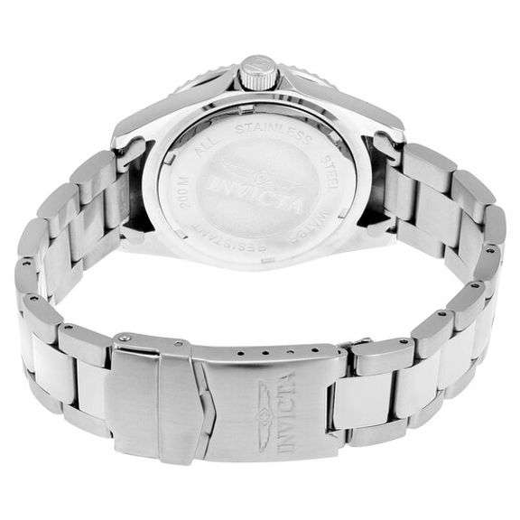 Invicta Pro Diver Black Dial Men's Stainless Steel Watch