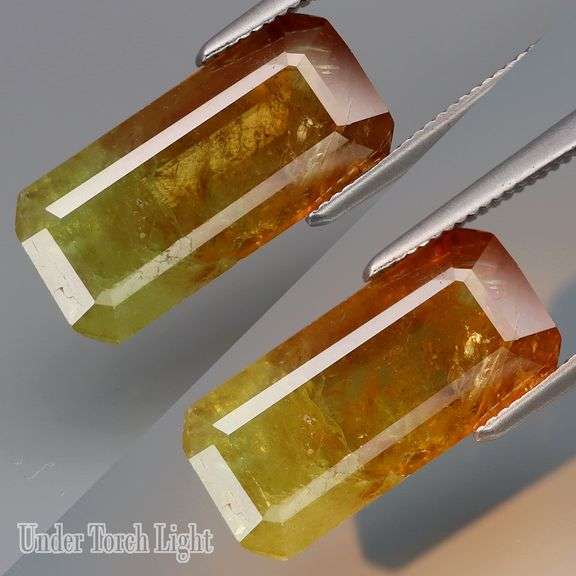 Collectors 5.70ct untreated bi-color Sphene!