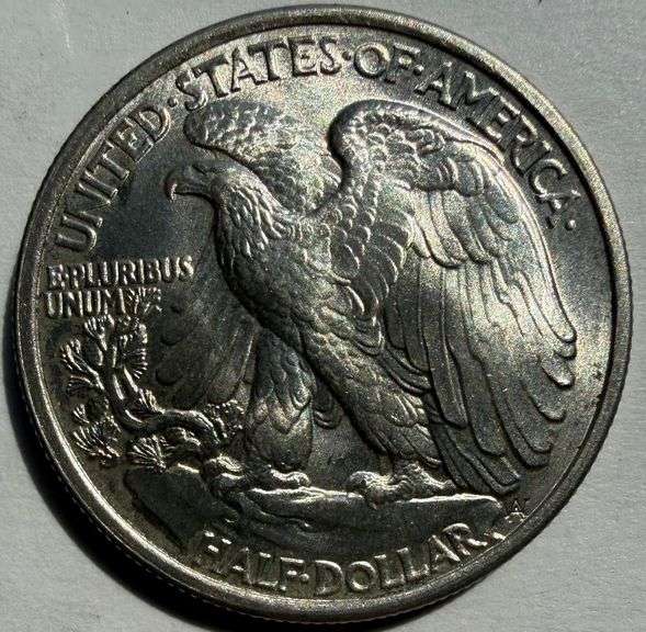 1934 Choice Gem BU Walking Liberty Half