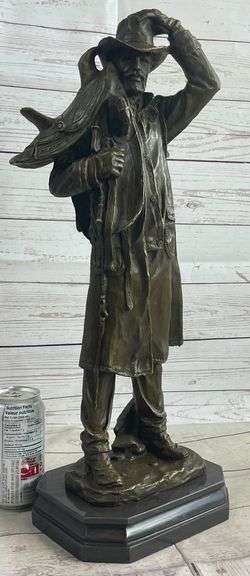 Western Cowboy Bronze Sculpture