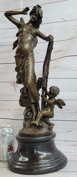 Butterfly Angel Nymph Fairy Bronze Sculpture