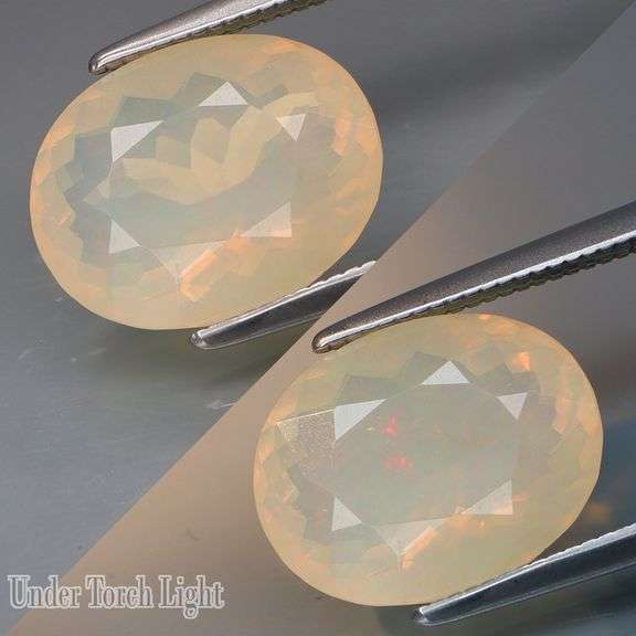 Fully faceted! 2.54 carats! Ethiopian jelly Opal! Untreated!