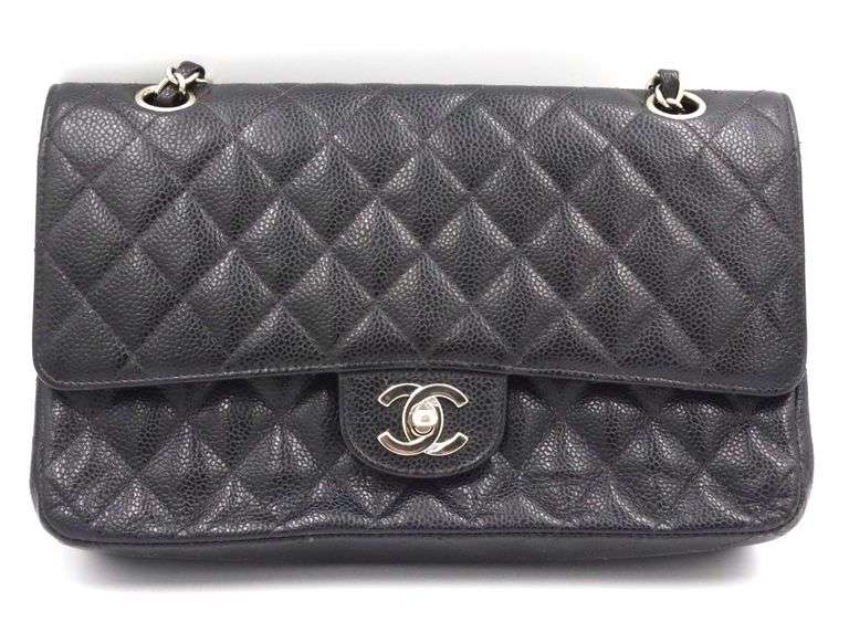 Chanel Small classic double flap Caviar hardware purse