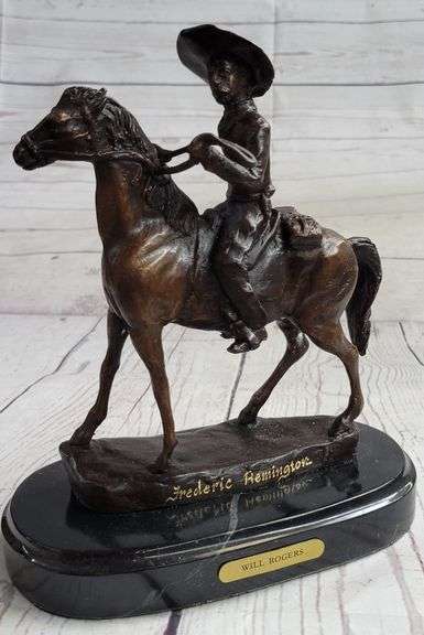 Rogers Bronze Statue