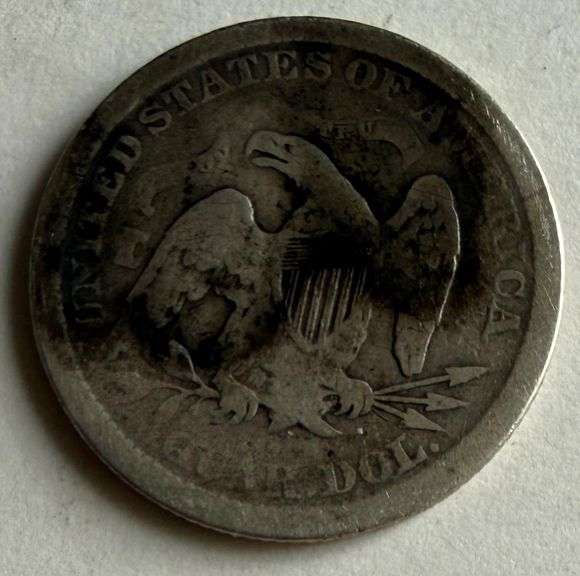 1869 S Seated Quarter