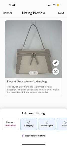 Elegant Two tone Women's Handbag