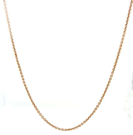 Strong 14K YG Estate Cable Link Necklace