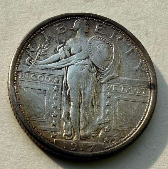 Slider 1917 S Type 1 Standing Liberty Quarter