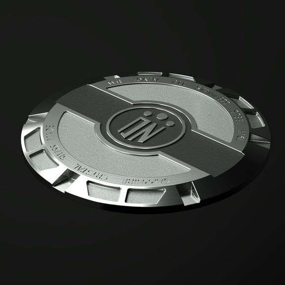 Denovo Swiss Made Men’s Watch, New in Box, Rose Gold PVD Case, 100m Water Resistance, Rubber Strap w