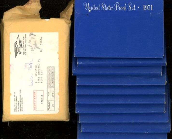 14 US Proof and Mint Sets from 1971