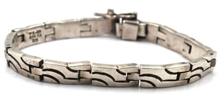 Vintage 925 sterling silver Mexico bracelet