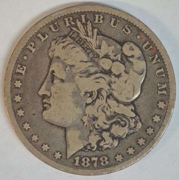 Key 1878-CC Morgan Silver Dollar in nice circ