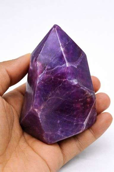 Natural Uncut Large Purple Sapphire Gemstone
