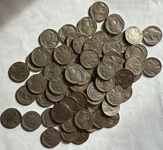 80 Full Date Buffalo Nickels Unsearched