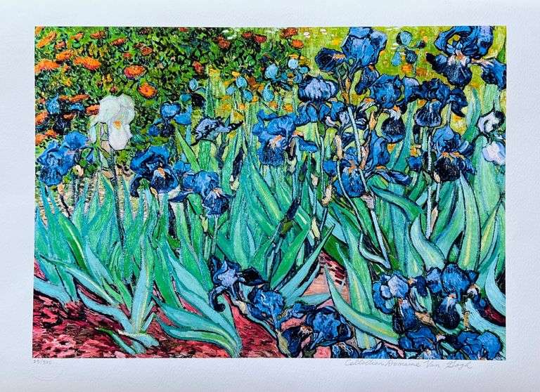 Highly Collectible Vincent Van Gogh, Irises