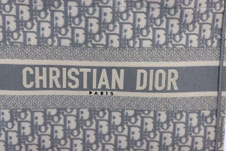 Christian Dior Canvas book tote