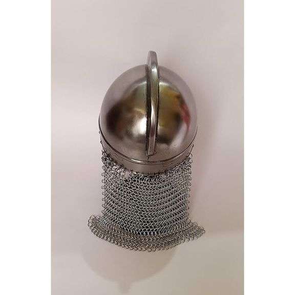 Full Metal Viking Wolf Medieval Helmet
