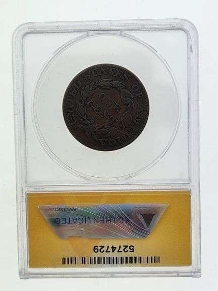 1826 Coronet Head Cent, ANACS VF25