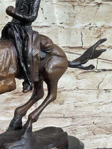 Cowboy Horse Bronze Sculpture