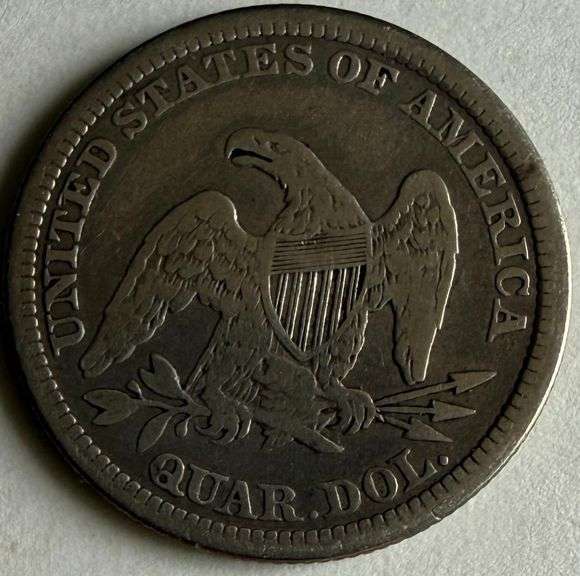 Tough 1865 Seated Quarter
