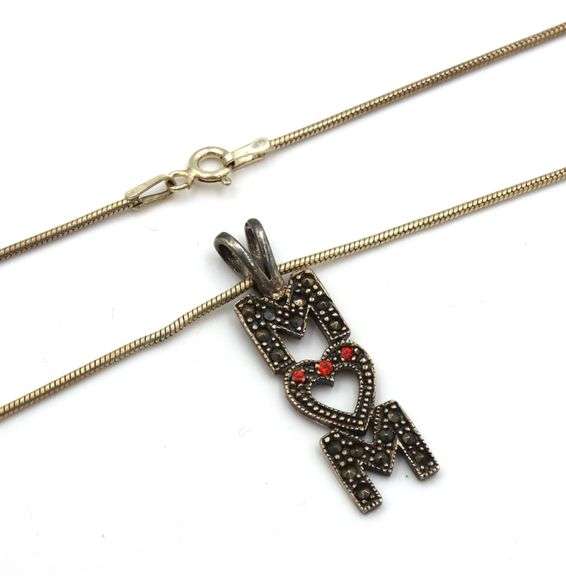 Vintage 925 sterling silver group lot of 4 necklaces