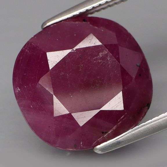 Gorgeous 9.52ct deep violet red UNTREATED Winza Ruby!