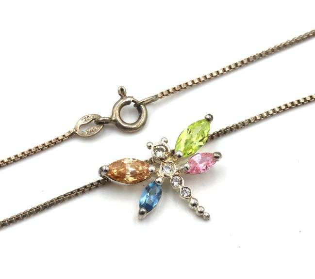 Group lot of Vintage 925 sterling silver necklaces