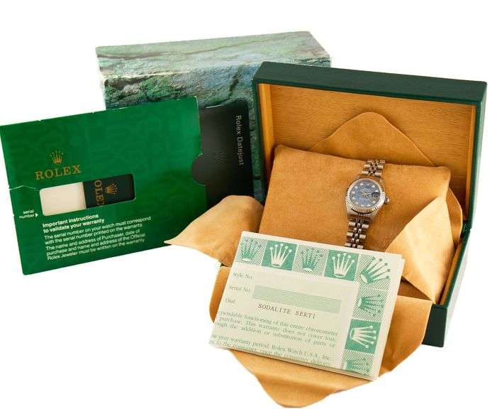 Rolex Datejust 79174, 26MM, Sodalite Diamond Dial, Stainless Steel Ladies Watch