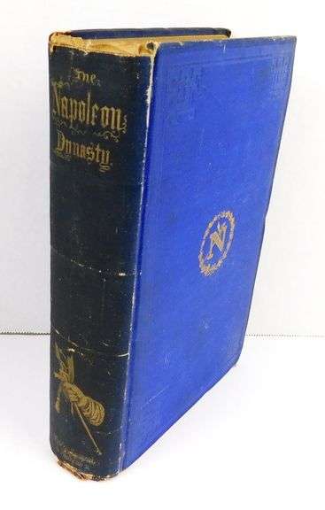 1854 Napoleon Dynasty Antique Book, Illustrated