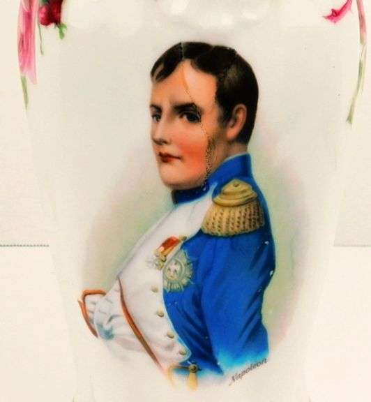 Antique French Napoleon Portrait Chocolate Pot